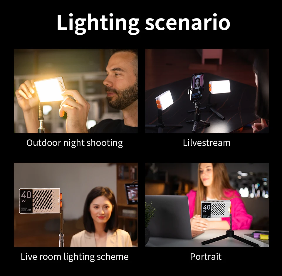 Zhiyun FIVERAY M40 мини-фотосессия поддержка быстрой зарядки PD 40 Вт карманная фотография