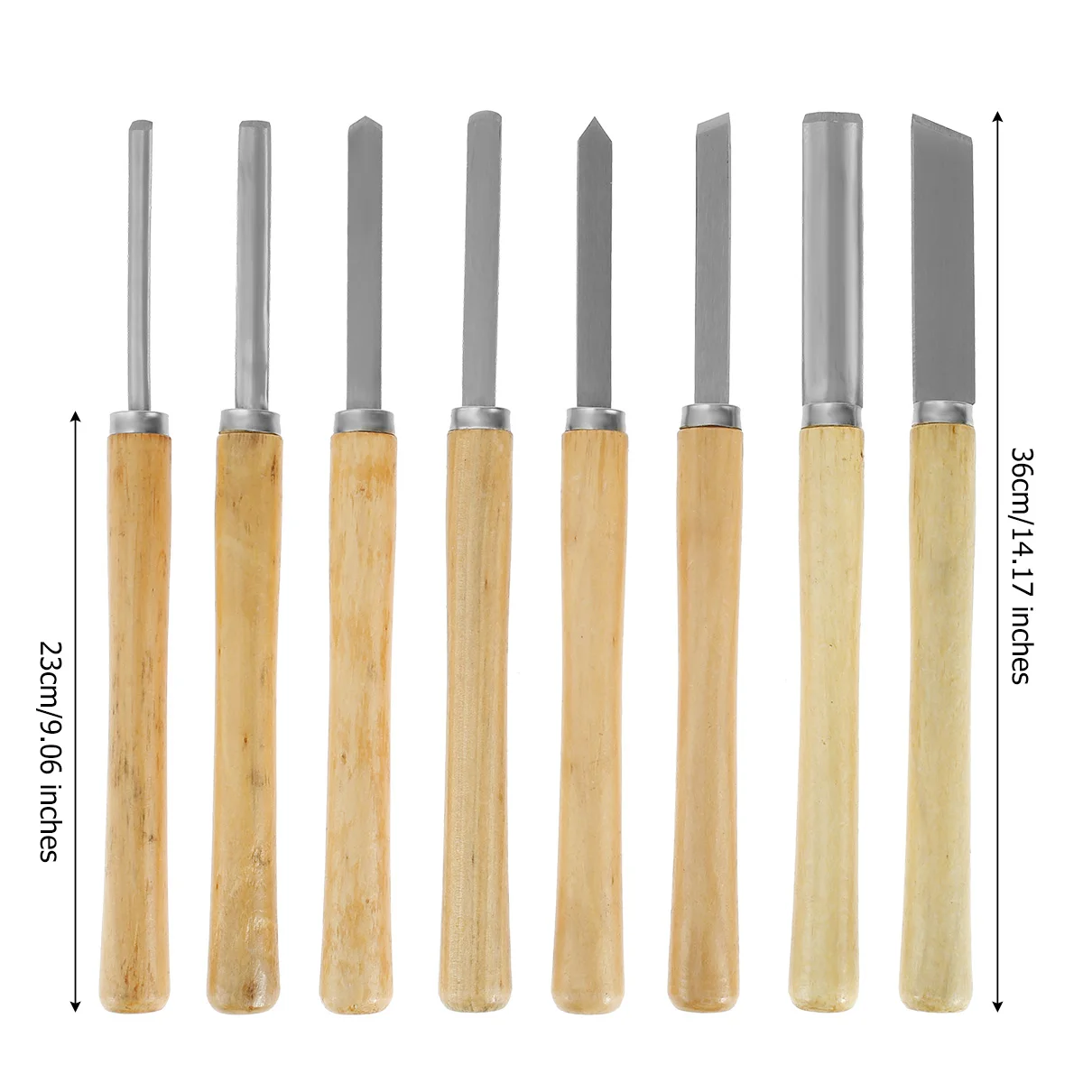 

8Pcs/Set Lathe Chisels Set Wood Carving Knife Turning Tools Woodworking Gouge Skew Parting Spear Carpenter Tool Dropshipping