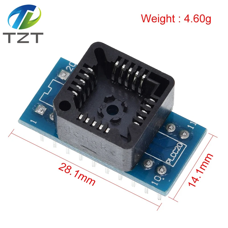 PLCC20 PLCC28 PLCC32 PLCC44 to DIP 20 28 32 44 USB Универсальный программатор IC адаптер для TL866CS TL866A