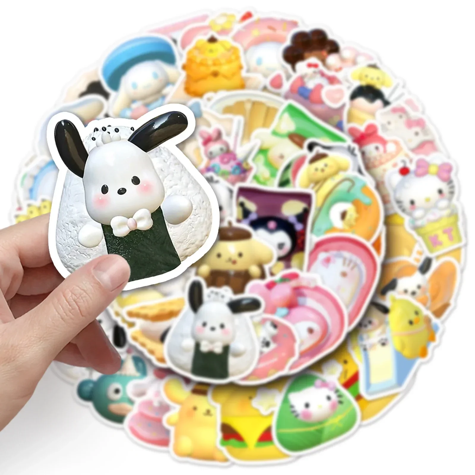 Водонепроницаемые наклейки Sanrio Kuromi Melody 50 шт