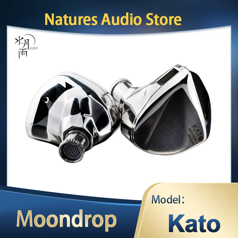 

Наушники-вкладыши MOONDROP KATO с динамическим драйвером 10 мм, IEMs, Hi-Fi наушники-вкладыши со съемным кабелем, Bluetooth-наушники