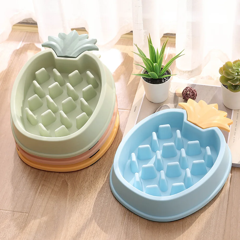 Pet Dog Slow Feeder Bowl Prevent Obesity Non-Slip Bowl Pet Puppy Slower Food Feeding Dishes Large Dog Bowl for Medium Small Dogs