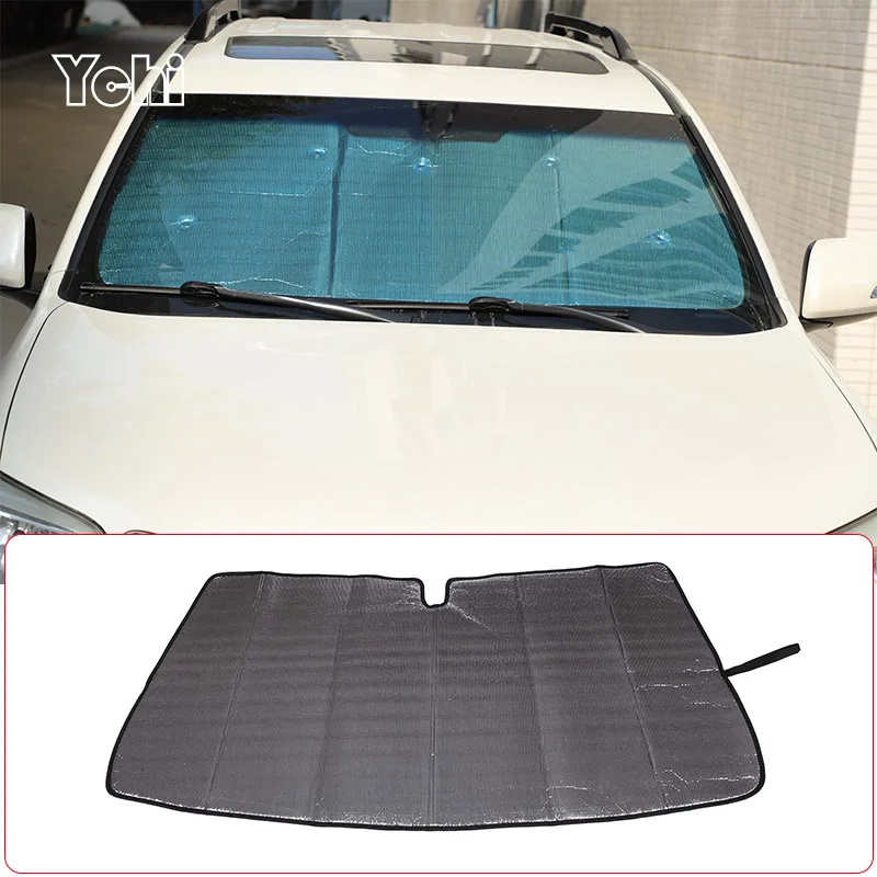 

For Toyota Land Cruiser Prado FJ150 150 aluminum foil Car Front Windshield Thermal Curtain Shading Sunscreen Car Accessories