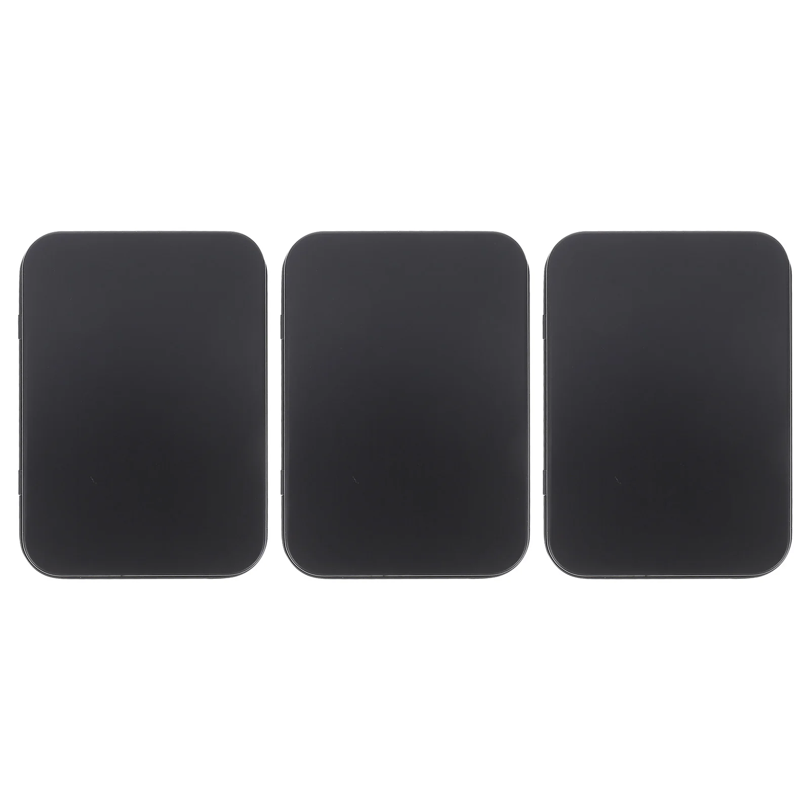 3pcs Boxes Storage Box Desktop Storage Holder Jewelry Iron Canister for Organization Home