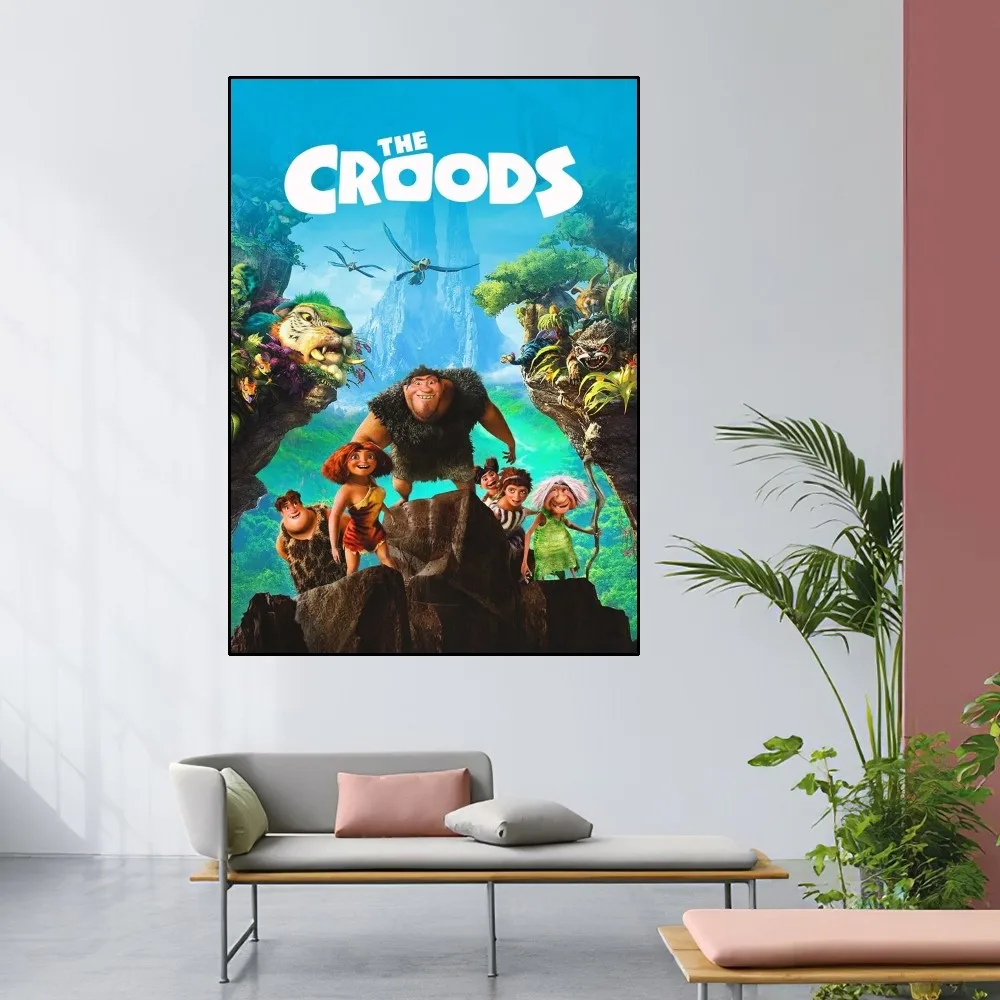 Плакат С Мультяшным Монстром The Croods Декоративная Наклейка На Стену Для Гостиной