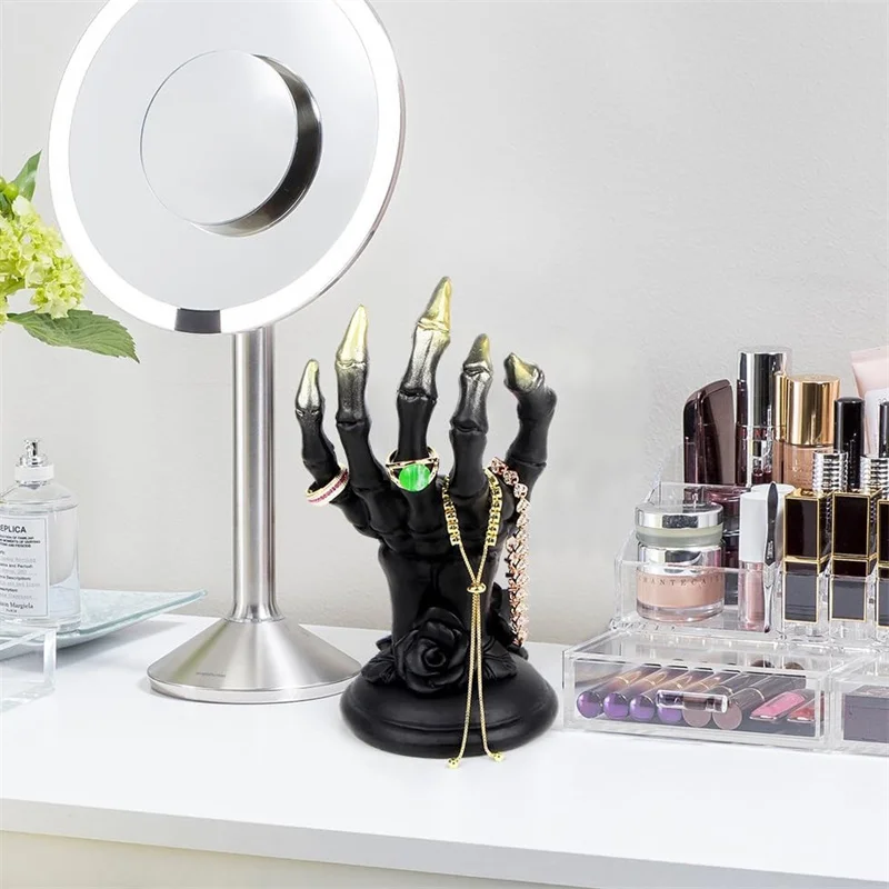 Дьявольская рука ужасов скульптура для хранения ювелирных изделий готическая