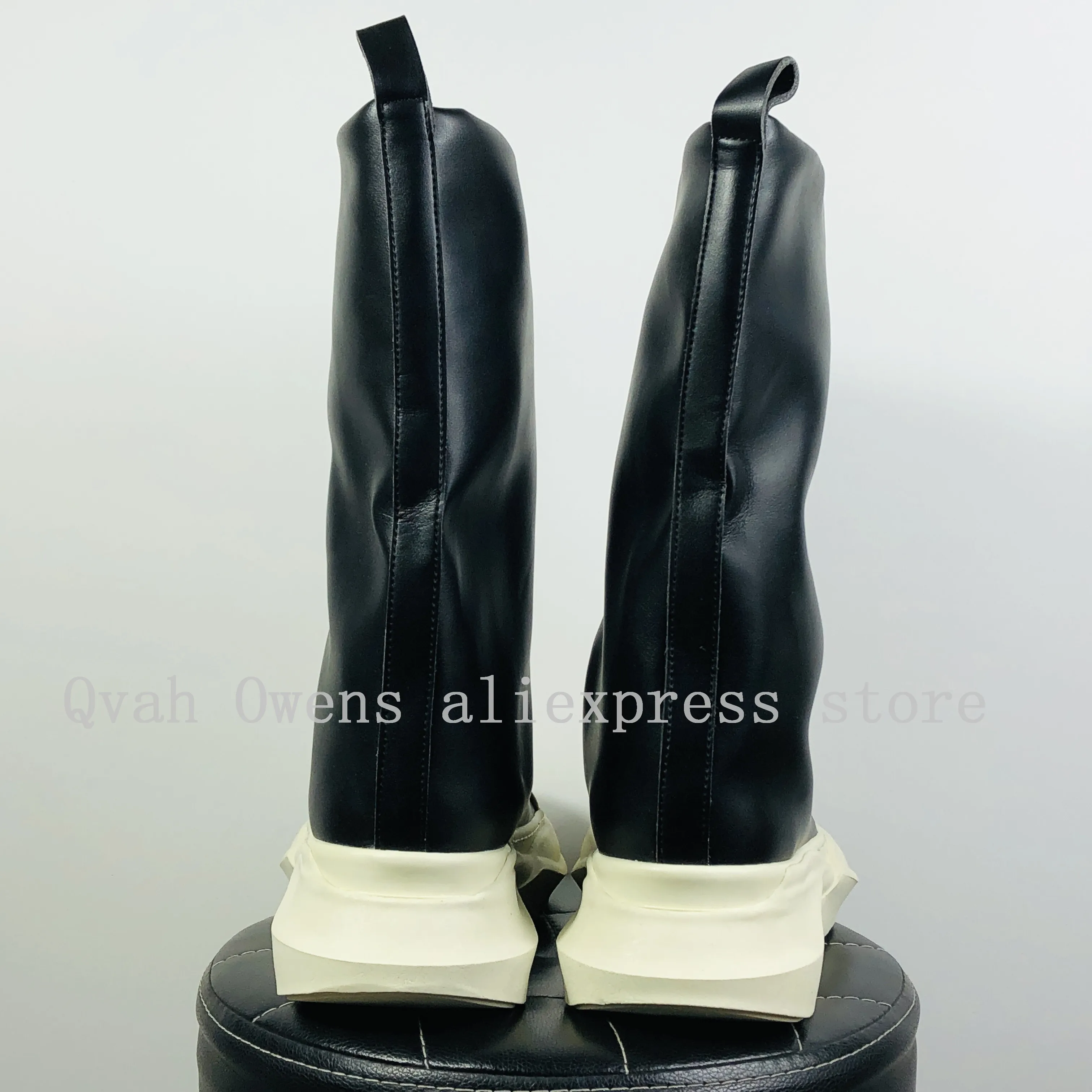 Мужские высокие сапоги Qwa Owens кроссовки из искусственной кожи женские зимние