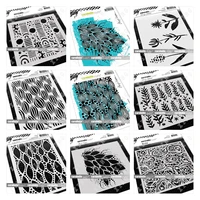 strips volutes leaves fleurs algueset etoiles demer new stamps stencil for 2022 scrapbook diary decoration embossing template