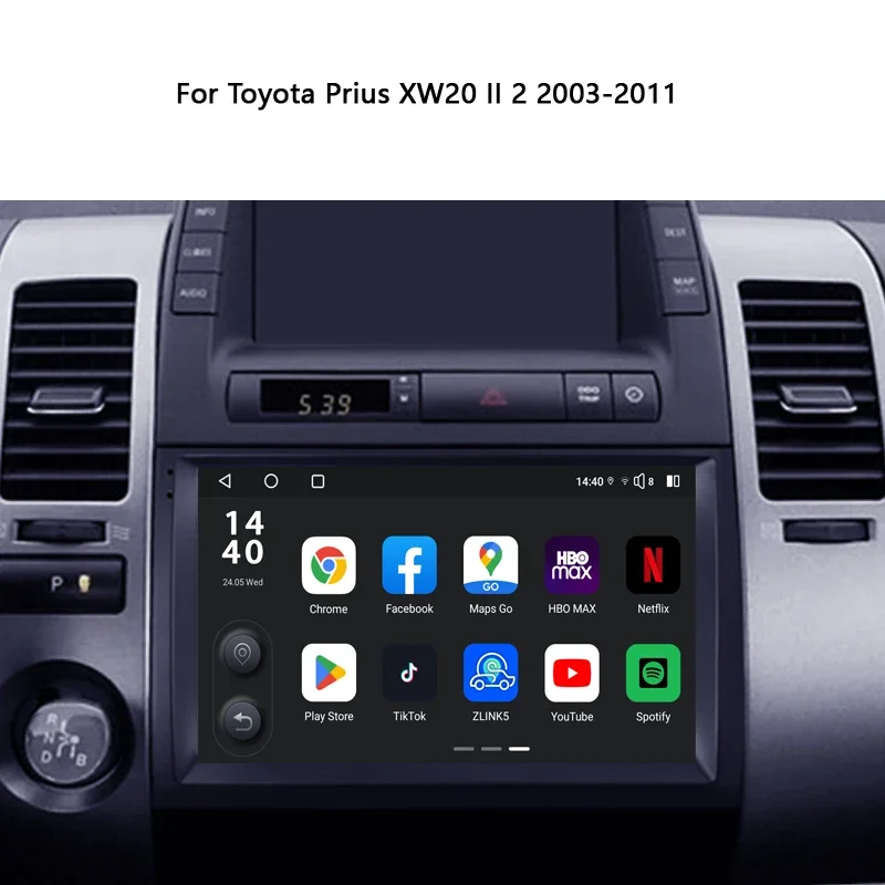 Головное устройство Idoing 2K для Toyota Prius XW20 II 2 2003-2011 Автомобильный радиоприемник