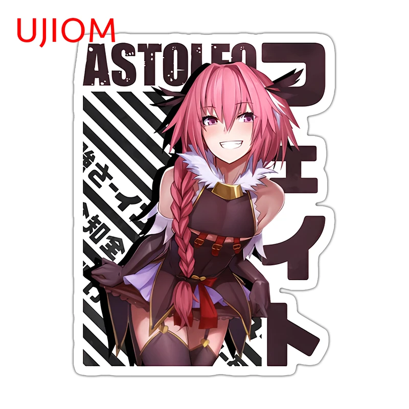 Фото Наклейки UJIOM Astolfo Anime Sticker Kawaii Femboy Fanart для ноутбуков, водонепроницаемые, устойчивые к царапинам, для украшения кухонных шкафов, DIY №5
