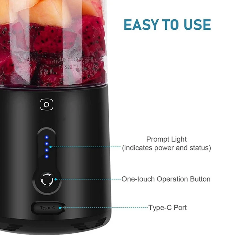 Portable Blender For Shakes And Smoothies,18 Oz Portable Ble