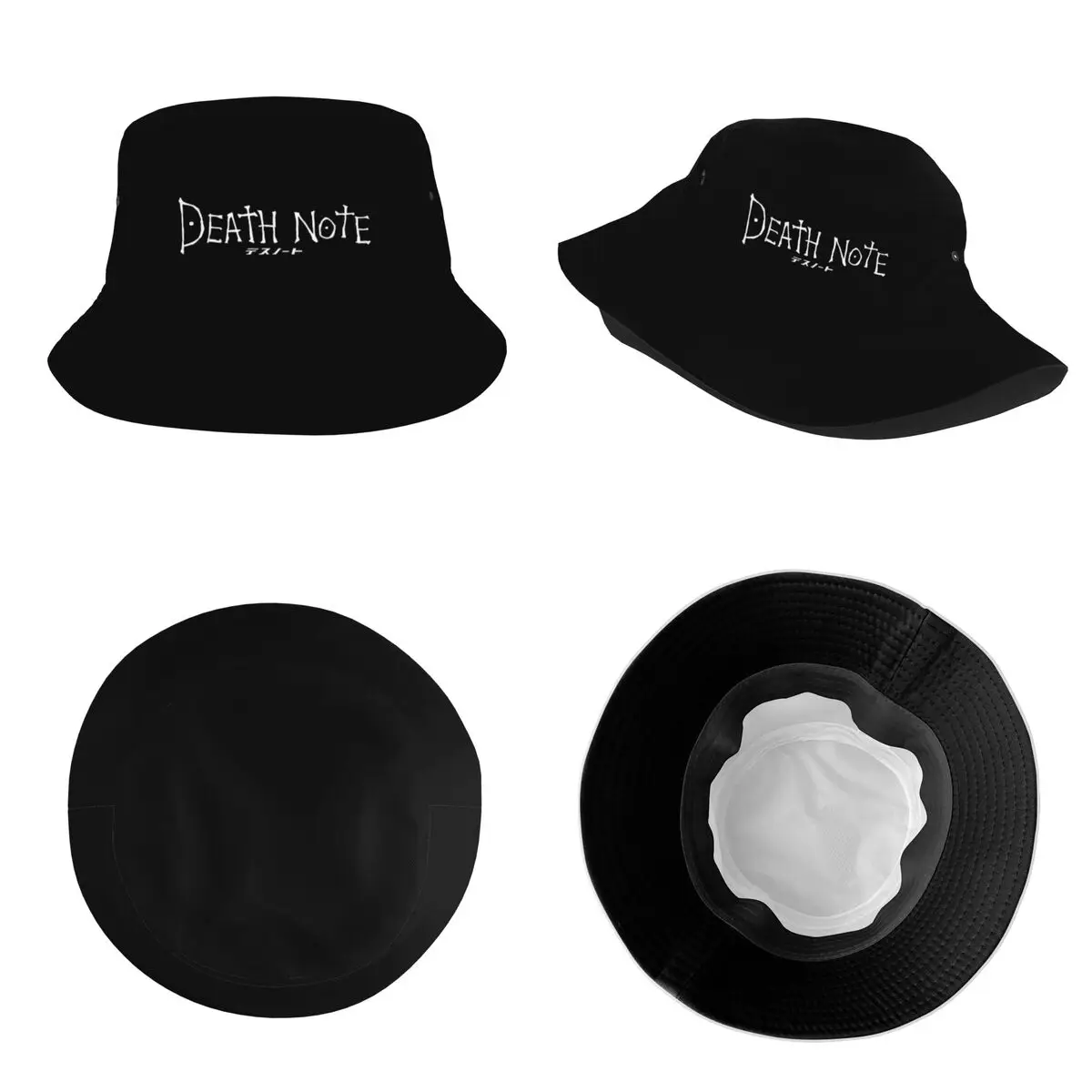 Summer Beach Hatwear Japanese Anime Death Note Merch Bucket Hat Trendy Women Hot Sun Hat Bleach Ichigo Misa Fishing Hat Outdoor images - 6