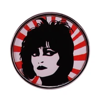 the head of a british singer enamel pin wrap clothes lapel brooch fine badge fashion jewelry friend gift