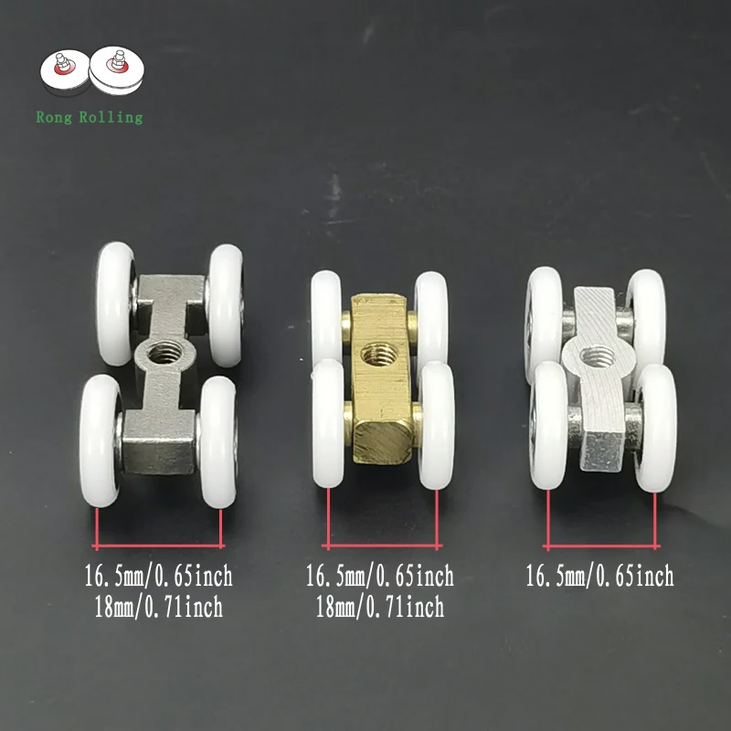 2 шт. маленькие ролики для душевой двери задние дорожные колеса шкив ванной