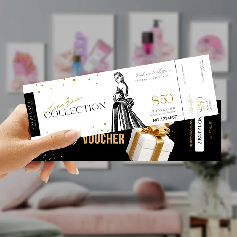 

300 г бумага на заказ флаер для деловая подарочная карта печать логотипа коллекционный Интернет-магазин Китай магазин поставки ваучер страниц принтер