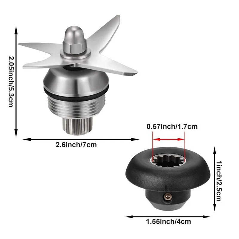 Сменные мокрые лезвия блендера в сборе с набором привода 891 замена 1151 1152 STM102R 104675-1