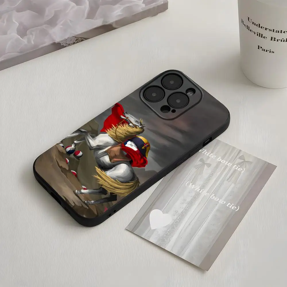 Фото Чехол для телефона Polandball для iPhone 17 16 15 14 13 12 11 Plus Mini Pro Max, мягкий черный ударопрочный чехол. №1