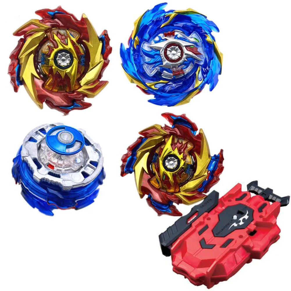 

B-X TOUPIE BURST BEYBLADE venom devolos d5 Burst Super King B-174-1 & 2 Limit Break DX Set + LR Launcher