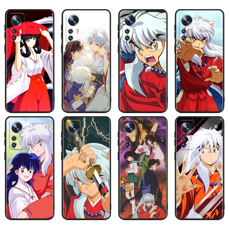 

anime inuyasha Phone Case For Xiaomi Mi 13 10S 10 9T 9SE 8 Mix Play A3 A2 A1 CC9E Note 10 Lite Pro Black Cover