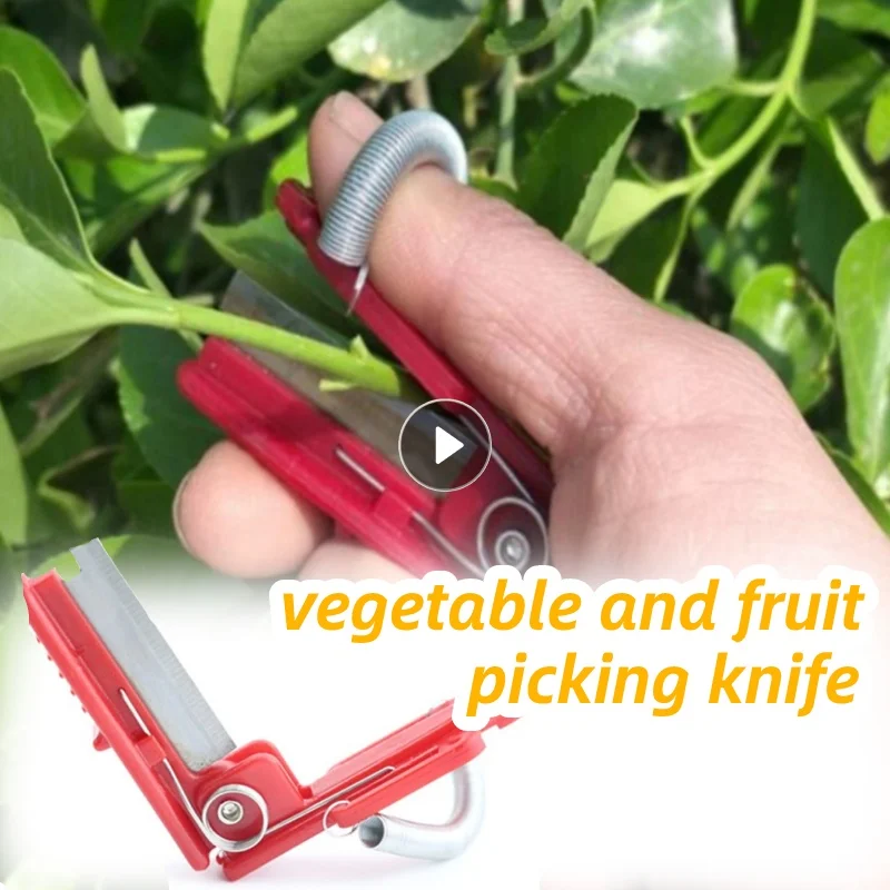

Multifunction Thumb Knife Garden Pruner Fruit Picking Device Safe Fruit Blade Tool Cutting Blade Rings Finger Protector Catcher