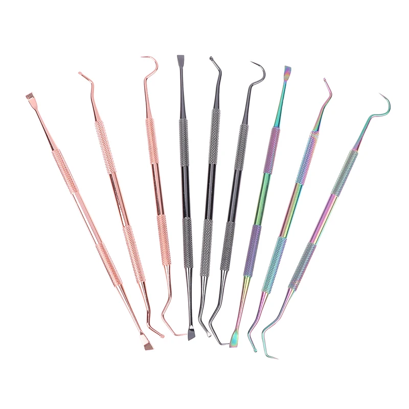 

3PCS/Set Stainless Steel Double Ends Dentist Teeth Clean Hygiene Exploer Probe Hook Pick Dental Cleaning Tools
