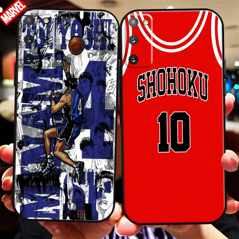 

Japan Anime SLAM DUNK For Samsung Galaxy S22 S21 S20 Ultra FE 5G S22 S21 S20 S10 10E S9 S8 Plus Phone Case TPU Carcasa Funda