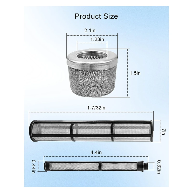Безвоздушный фильтр-распылитель набор фильтров с всасывающей трубой Внутренний