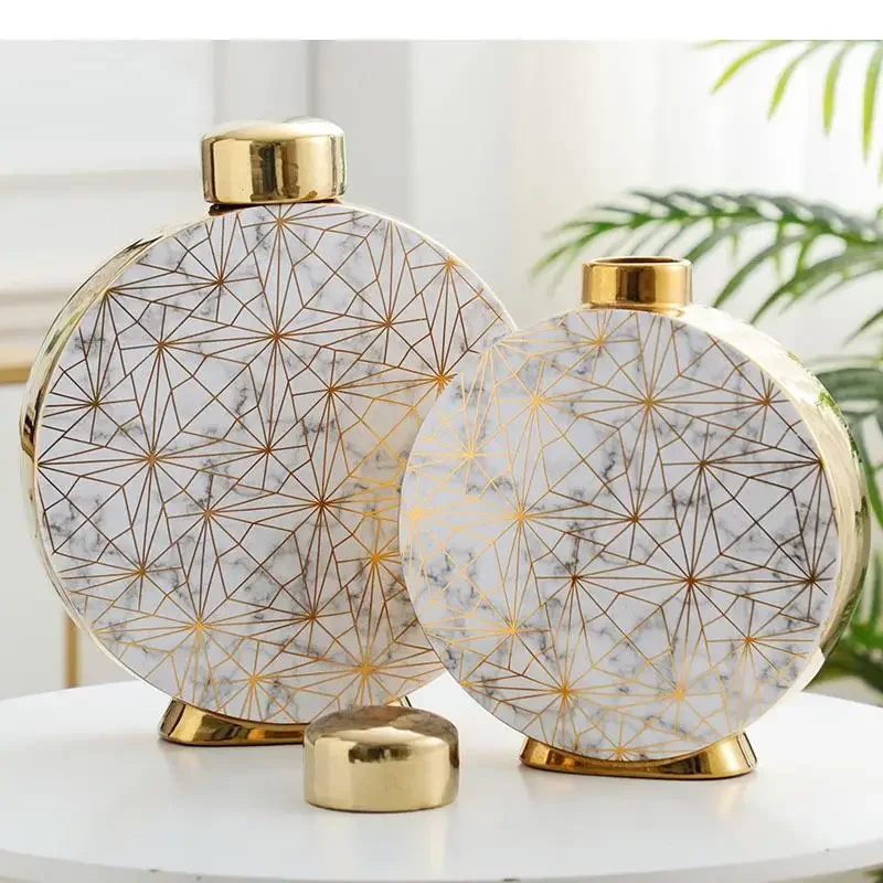 Керамическая ваза с мотивами марбрес классический горшок для хранения couvercle