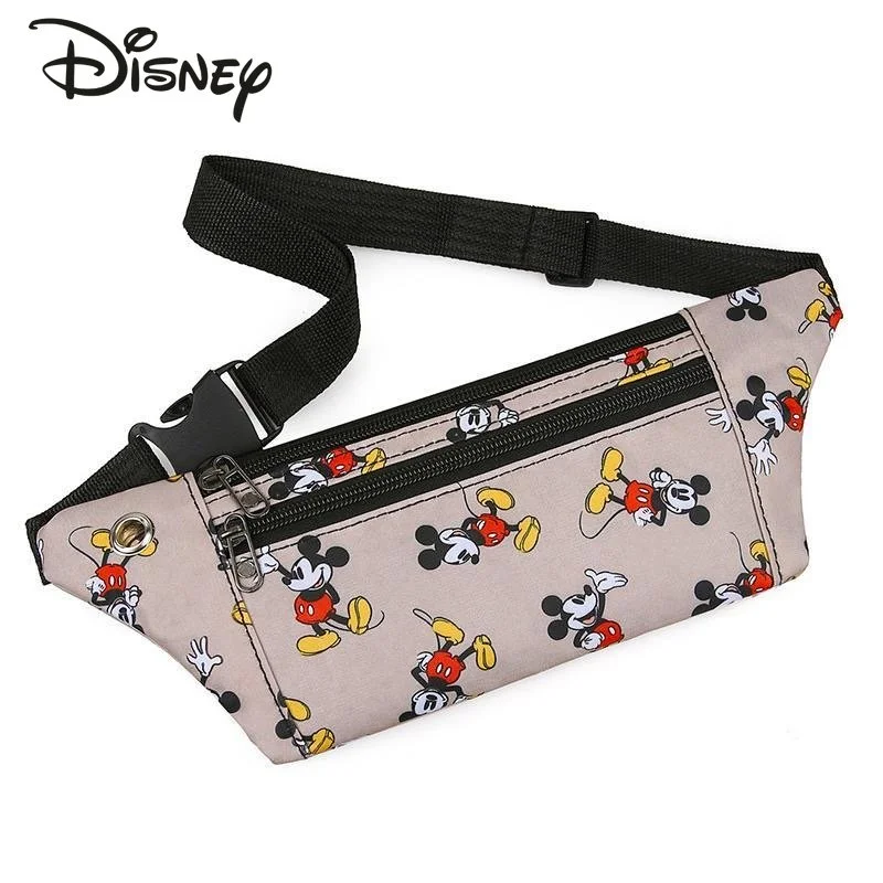 

Disney Mickey New Women's Waistpack Fashion Sports Leisure Waistpack Multifunctional Chest Bag High Quality Portable Storage Bag