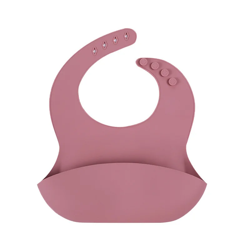 Baby Bibs BPA Free Silicone Bib Adjustable Waterproof Saliva Dripping Bibs Soft Edible Silicone Saliva Towel Drooling Baby Scarf