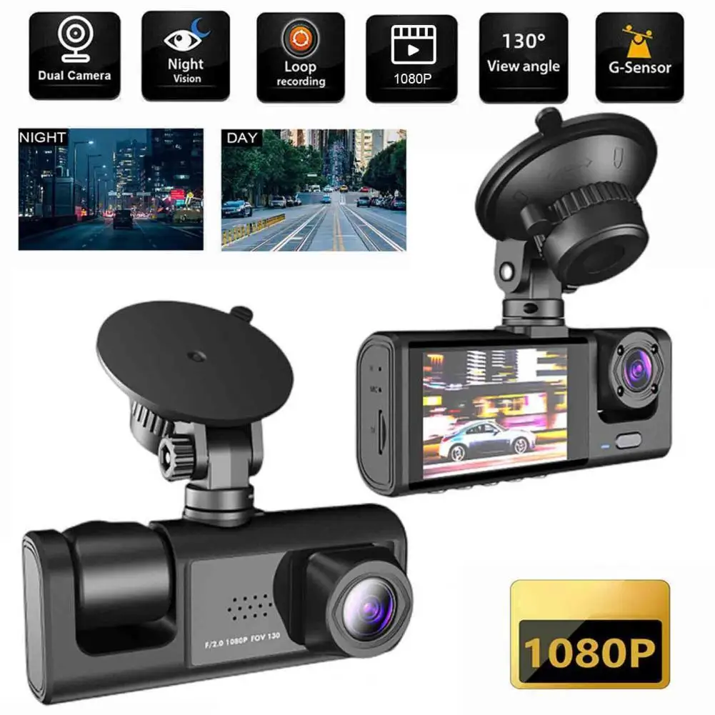 

WiFi Dash Cam Real 1080P Full HD Mini Car Camera DVR Voice Prompt Night Vision Driving Recorder 2.0 Inch Car Camera Dashcam
