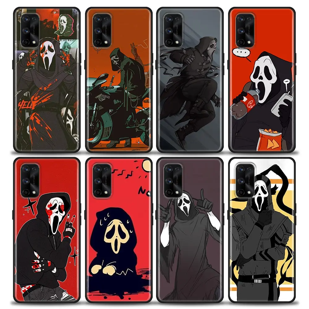 

Funda Case For OPPO Realme X50 X7 XT X 10 9 9I 8 8I 7 7I 6 5 Pro Plus 5G Phone Case Capa Para Screamed The Scary Grimace Killer