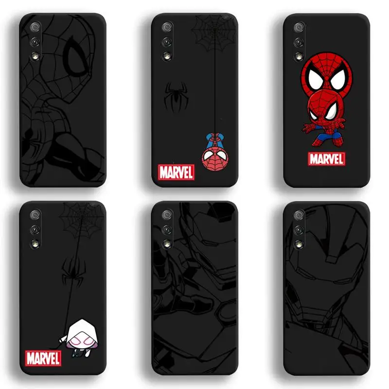 

Marvel spider-man iron Man Phone Case For Huawei Honor 30 20 10 9 8 8x 8c v30 Lite view 7A pro