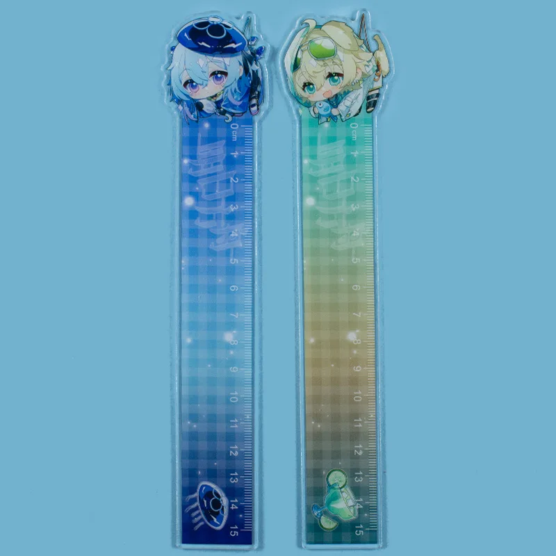

Anime Rulers Arknights Cartoon Straight Ruler Student Drafting Supplies School Learning Office Supply Plastic Stationery Kawaii
