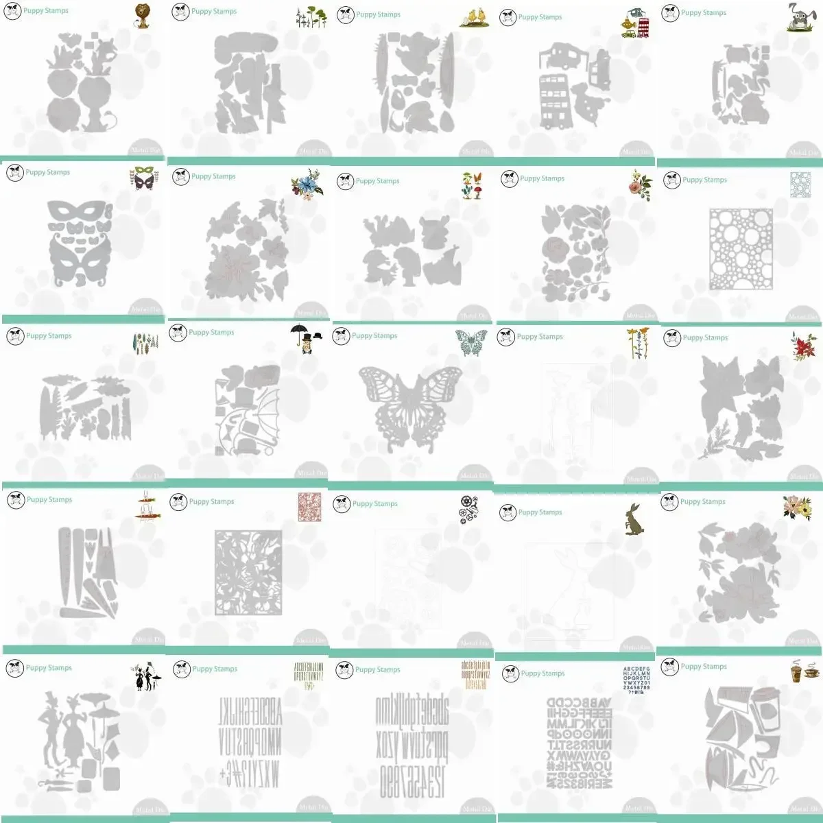 Название товара wholesale Весна 2025 Животных Ферм Металлические штампы Скрапбукинг