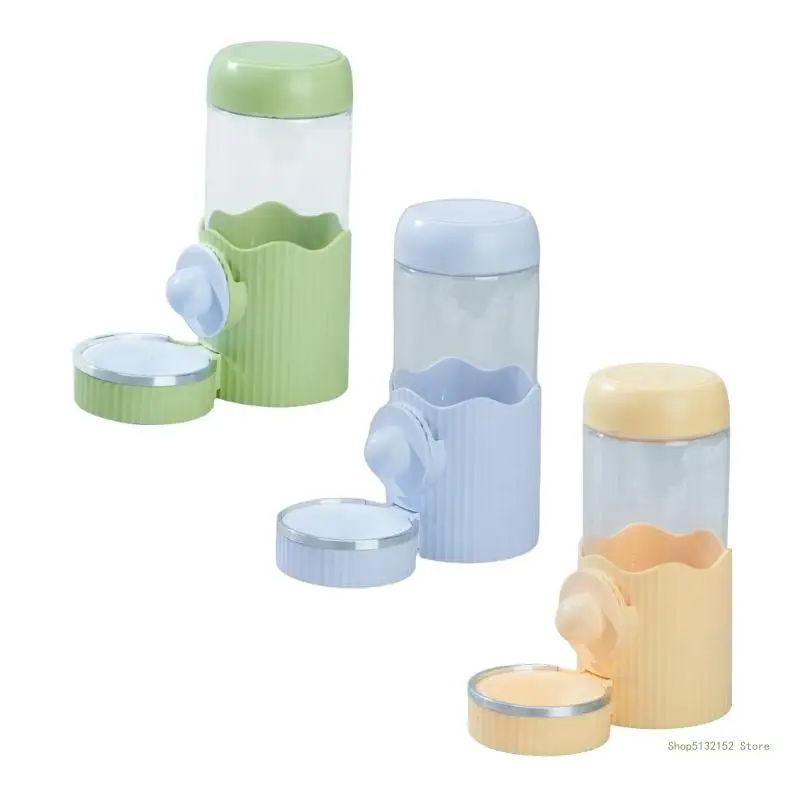 QX2E 500ml Plastic Small Pet Water Drinking Fountains Bottle Feeder Hamster Rabbit Water Dispenser Cage Leak-proof Bottles