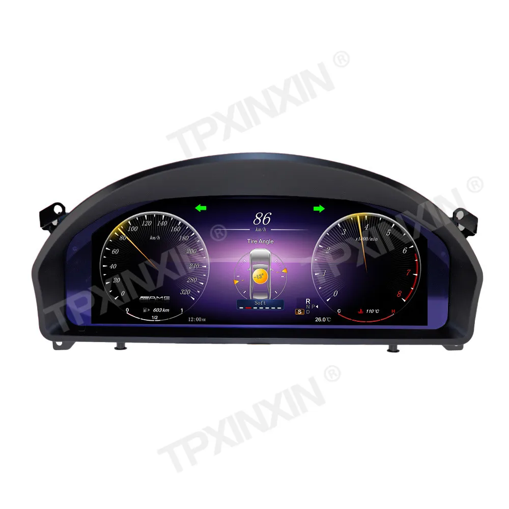 Фото 12,3-дюймовый цифровой LCD-дисплей для Mercedes-Benz E-класса W207 2009-2012, приборная панель, спидометр, одометр, дисплей на панели приборов №3