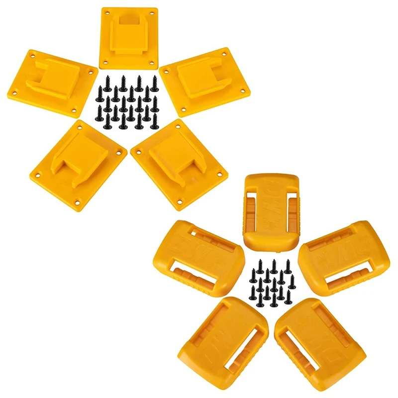 

Держатель аккумулятора для Dewalt 20 в/60 в, 5 шт., держатель для аккумуляторов/док-станция, подходит для батарей DCB200, DCB203, DCB205, DCB609