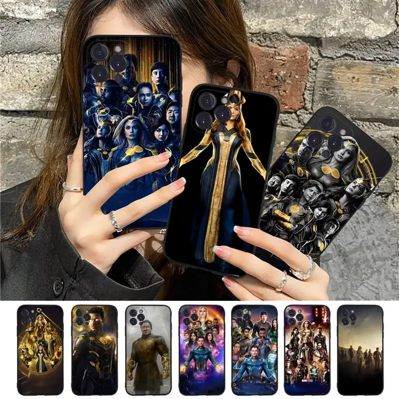 

Eternals Phone Case Silicone Soft for iphone 14 13 12 11 Pro Mini XS MAX 8 7 6 Plus X XS XR Cover