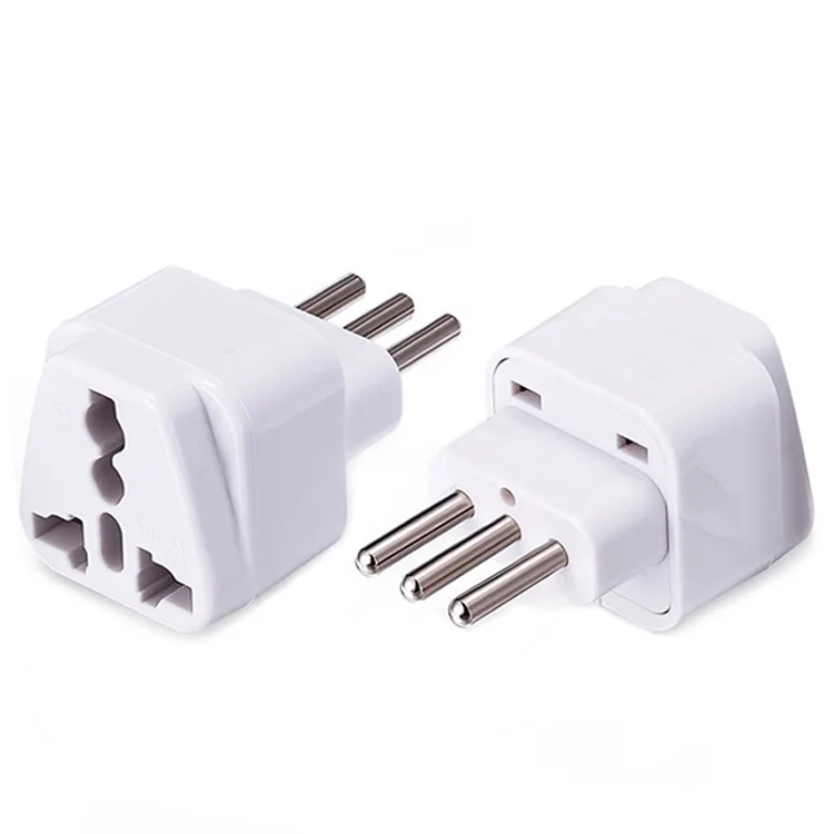 Универсальная переходная вилка Италия 3-контактная розетка для