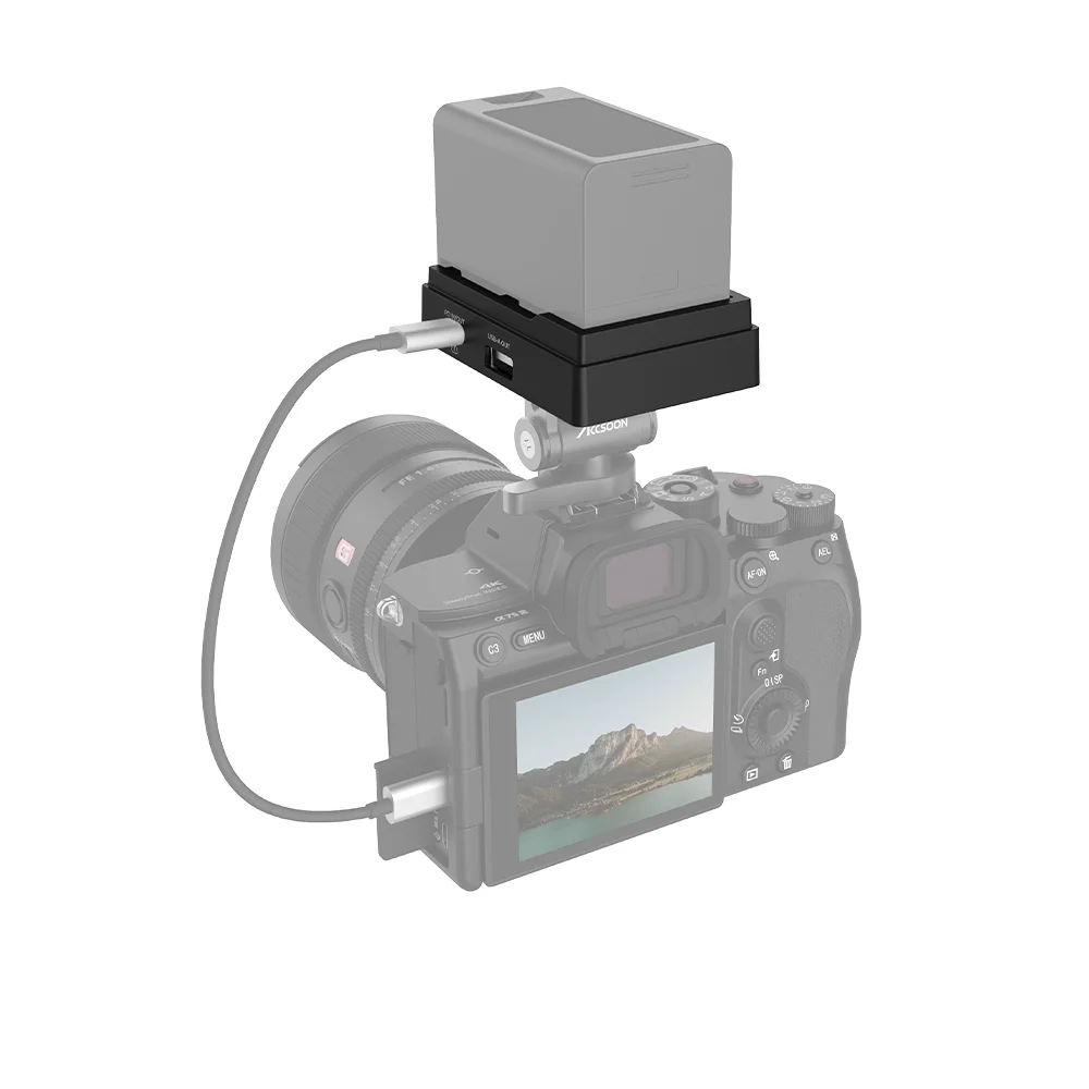 Accsoon Toprig BP-A30 BP-A60 BP-A90 Акумулятор Адаптер для быстрой зарядки Монтажная пластина 30