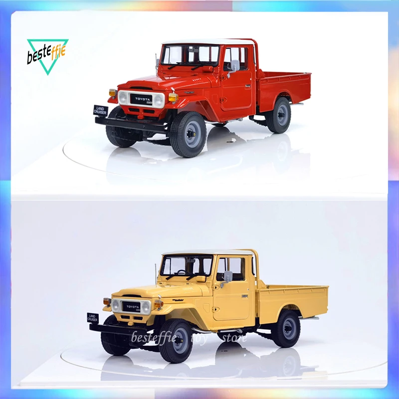 Модель автомобиля KYOSHO 1/18 Toyota Land Cruiser LC40 пикап модель имитация комнаты из сплава