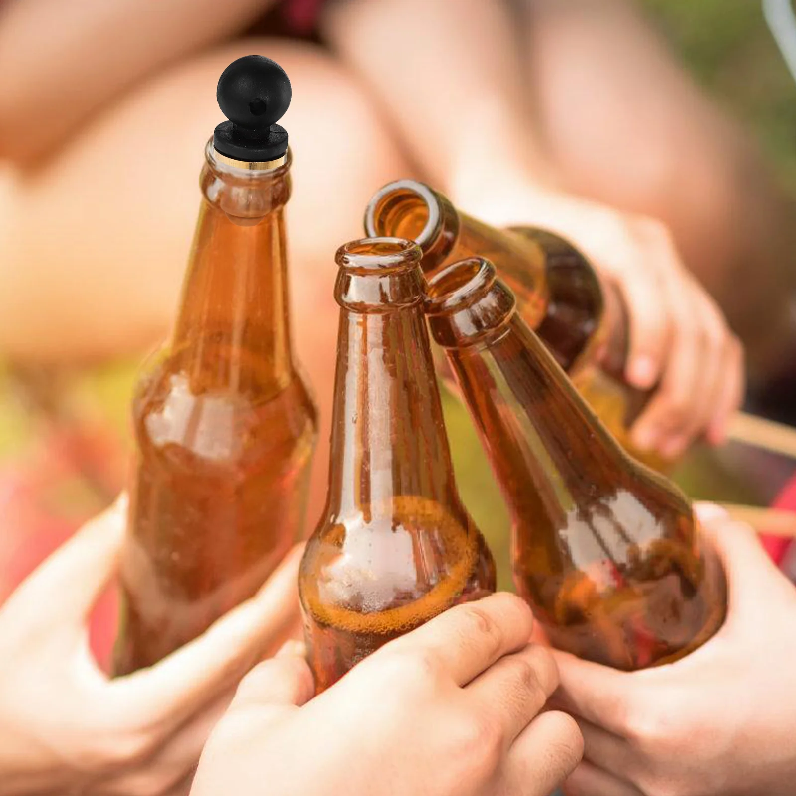 Машина для запечатывания пробок тыквы Многоразовые пробки бутылок Золотая