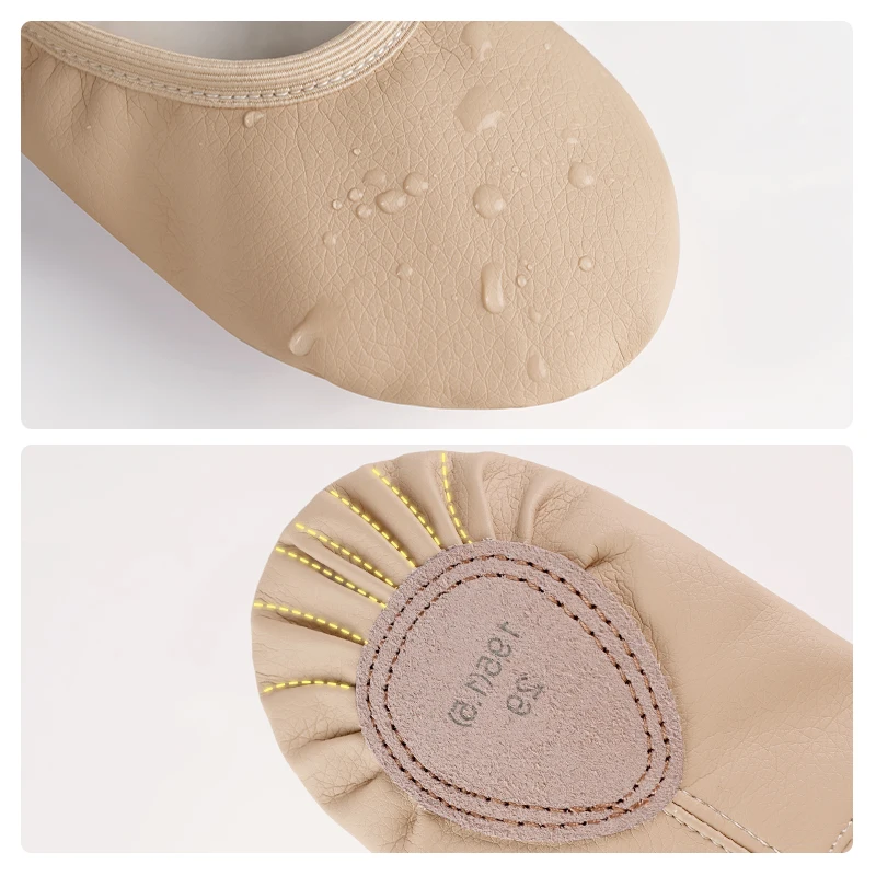 Женские балетки из искусственной кожи для девочек Детские тапочки на мягкой