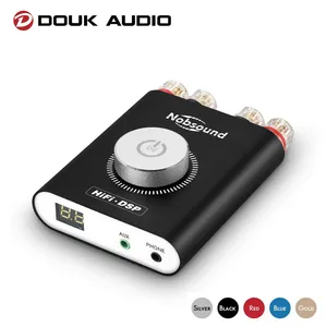 Цифровой усилитель мощности Douk audio HiFi NS-20G Mini Bluetooth 5,0 TPA3116 Hi-Fi DSP стерео усилитель для наушников 100 Вт + 100 Вт с адаптером