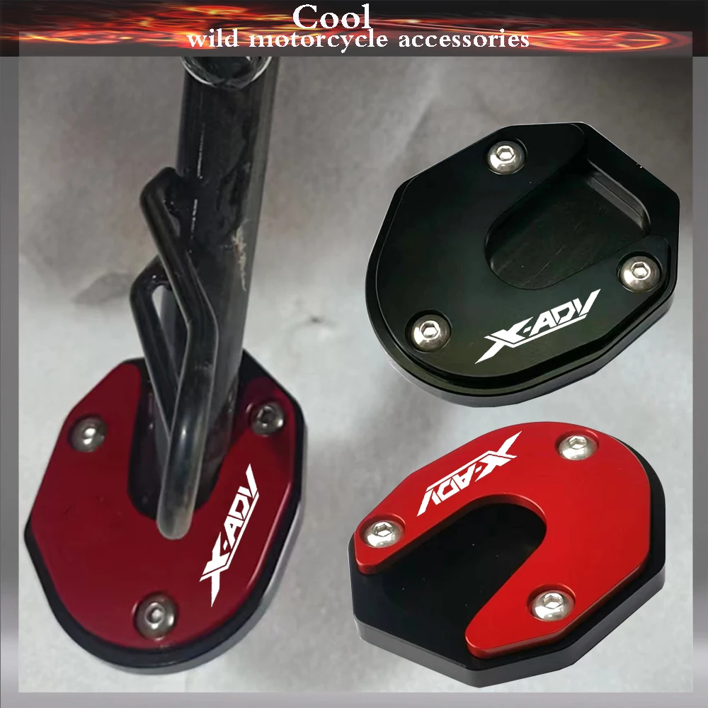 

Motorcycle CNC Flat Foot Side Stand Extension Plate Kickstand Foot Enlarger For HONDA X-ADV 750 XADV 750 X-ADV750 2021 2022