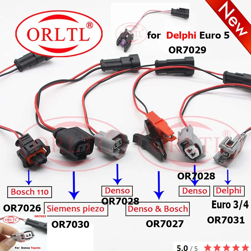 

for Denso BOSCH DELPHI Siemens Wiring Harness Common Rail Injector Nozzle Tester Test Bench Detector Connecting Cable