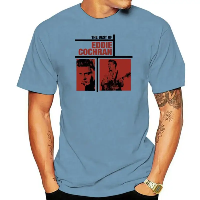 Новинка мужская белая футболка Эдди Коран с лучшим размер соответствует