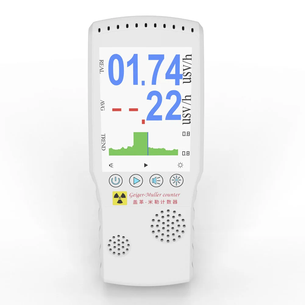 

Geiger Counter Handheld Nuclear Radiation Detector Digital Geiger Counter Dosimeter High Sensitivity Professional Geigercounter