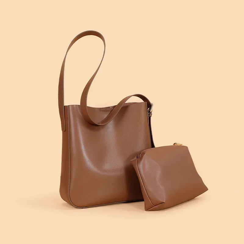 Женские сумки-тоут из натуральной кожи роскошные сумки-ведра композитная сумка